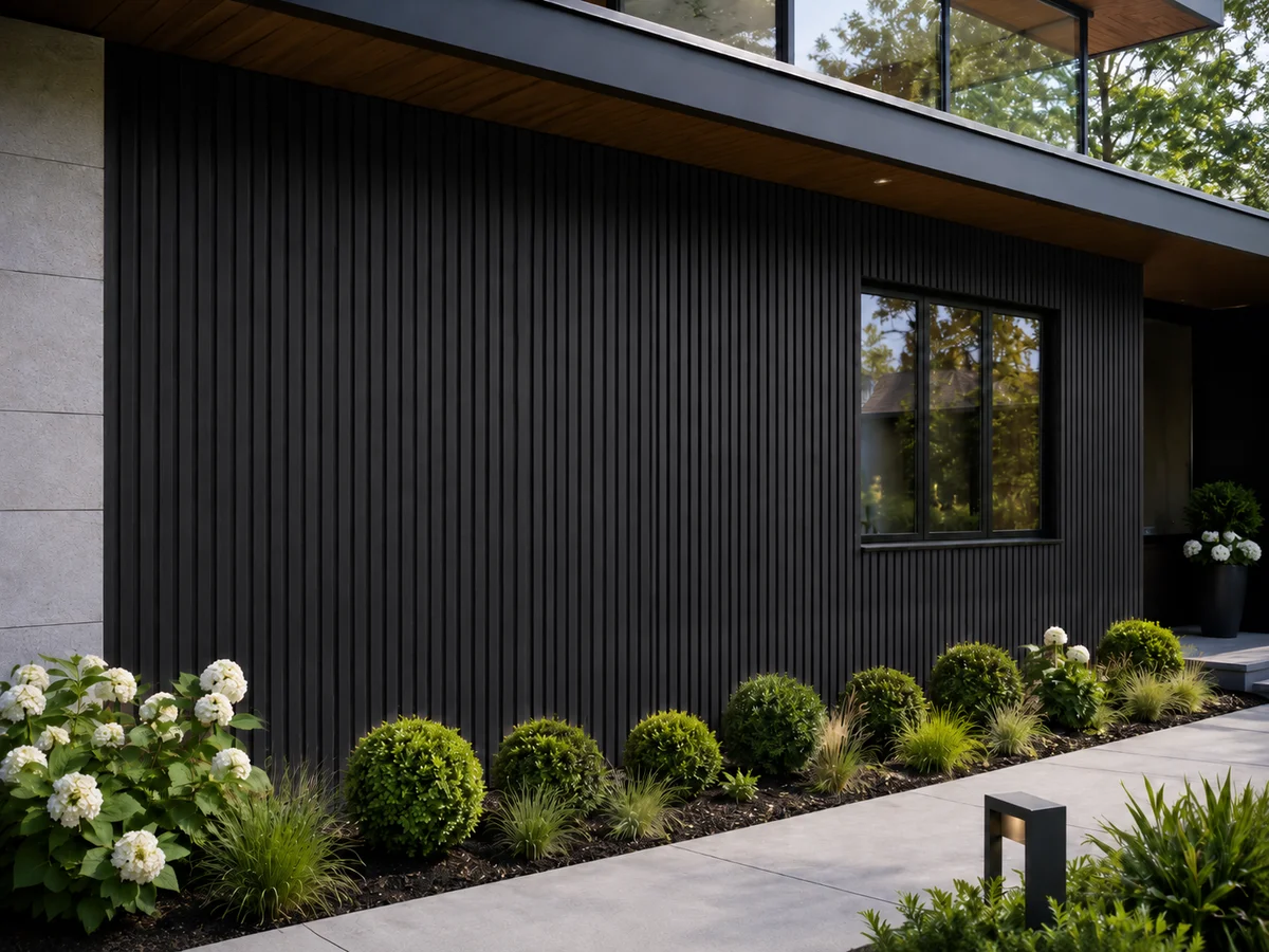 Multi-Slat Exterior Wall Panels