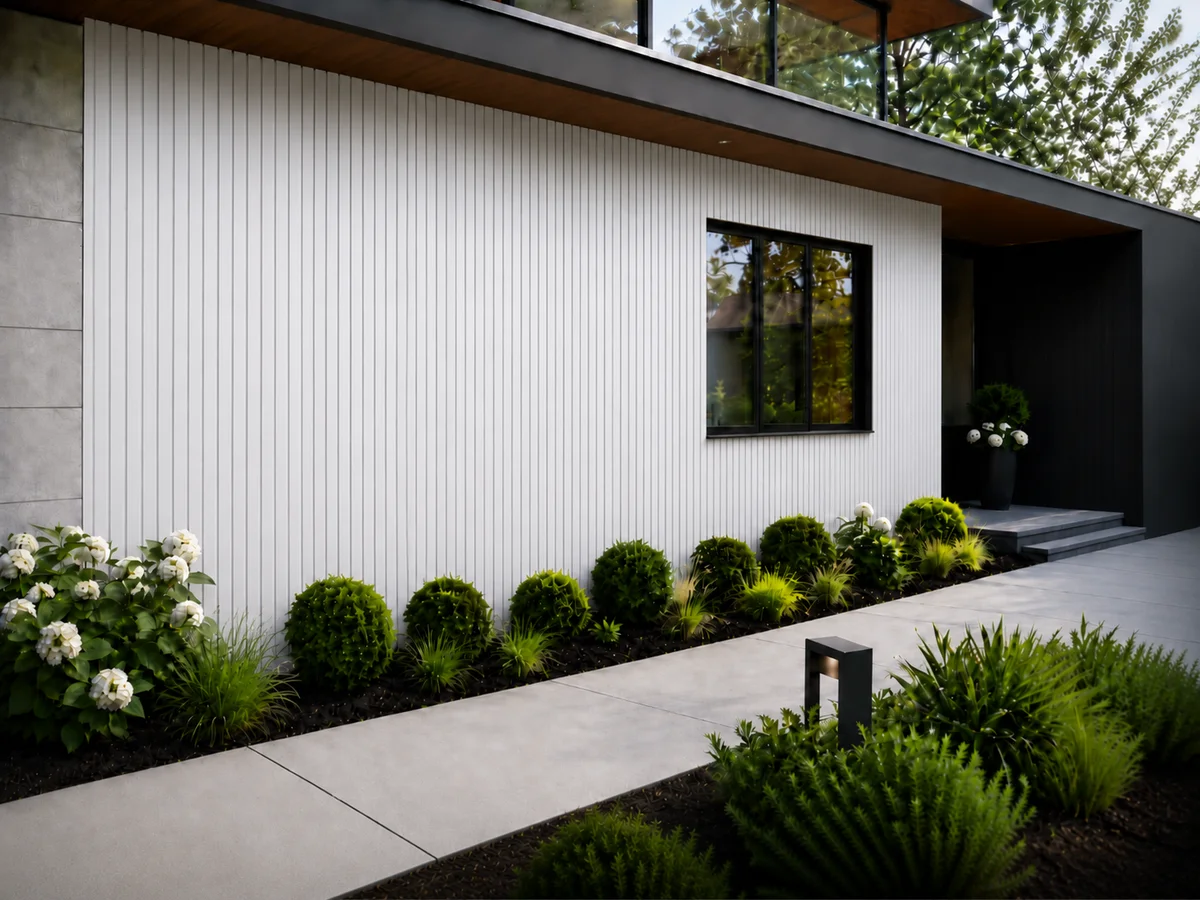 Multi-Slat Exterior Wall Panels